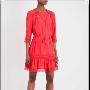 MAJE Ronsard crepe dress